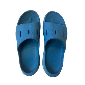 Hoka One Ora  Recovery Slide 3 Unisex Men 8/ Women 10 Two Tone Blue